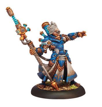 Warmachine: Cygnar (31071): Warcaster Commander Adept Sebastian Nemo 