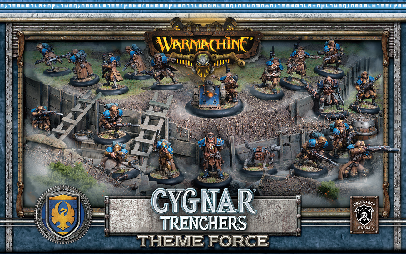 Warmachine: Cygnar (31901): Trencher Force Box 