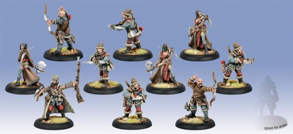 Warmachine: Khador (33110): Kossite Woodsmen Unit 