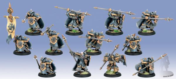 Warmachine: Khador (33104): Iron Fang Pikemen/Black Dragons 