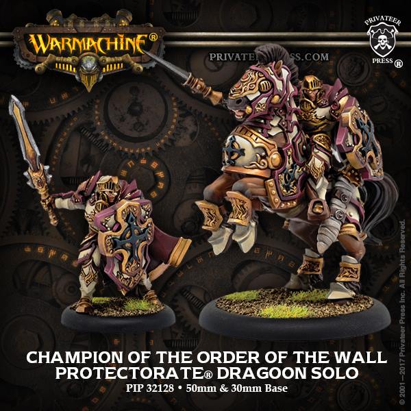 Warmachine: Menoth (32128): Champion of the Order of the Wall Dragoon 