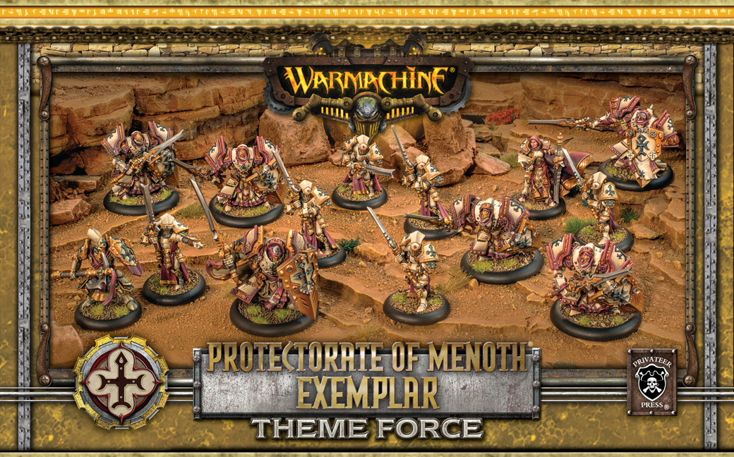 Warmachine: Menoth (32133): Exemplar Knight Theme Box 