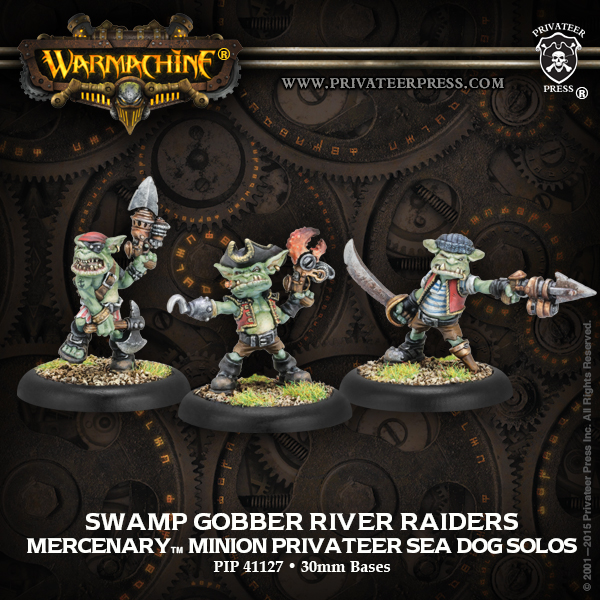 Warmachine: Mercenaries (41127): Swamp Gobber River Raiders 