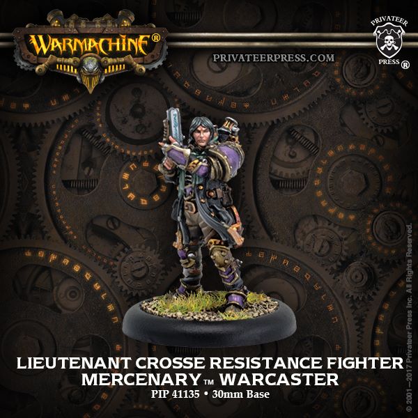 Warmachine: Mercenaries  (41135): Lieutenant Gastone Crosse (Warcaster) 