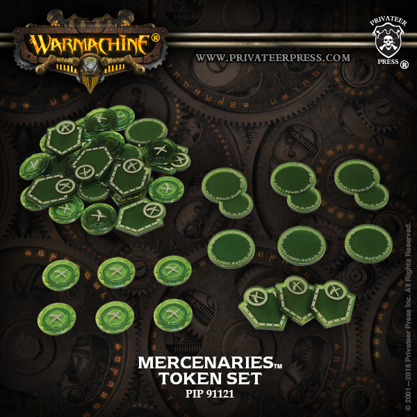 Warmachine: Mercenaries: MkIII Token Set 