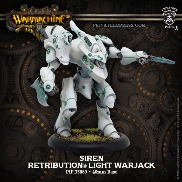 Warmachine: Retribution Of Scyrah (35089): Siren Light Warjack 