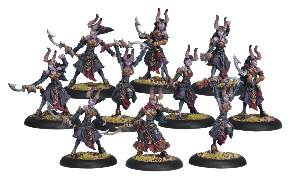 Warmachine: Cryx (34072): Satyxis Blood Witches 