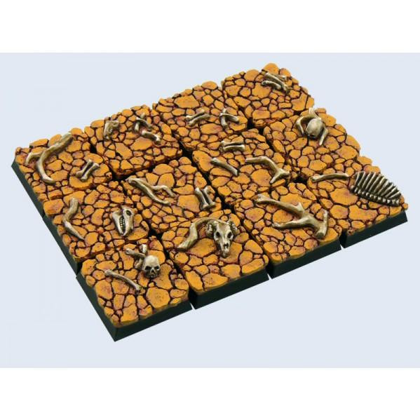 Basicks Bases: Wasteland: Square 20mm 