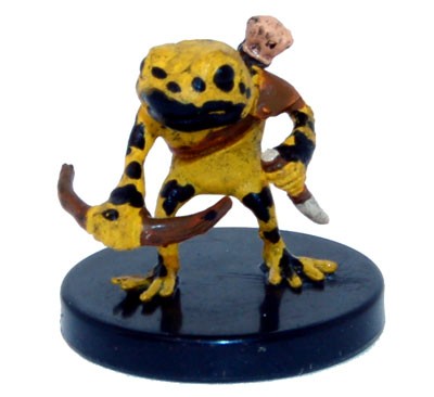 D&D Icons of the Realms: Waterdeep Dungeon of the Mad Mage: #016 Grung Elite Warrior (U) 