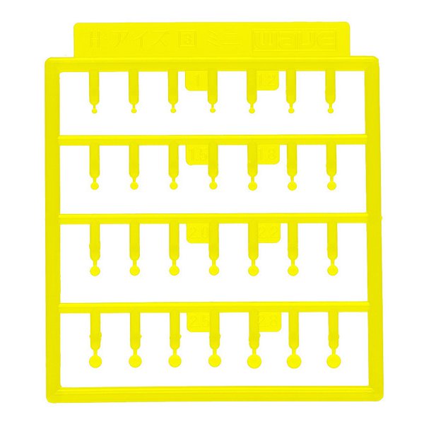 Wave H EYES 3 - Yellow Mecha Eye Enhancement, Mini Size 