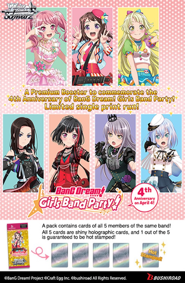 Weiss Schwarz: Bang Dream: Girls Band Party Booster 