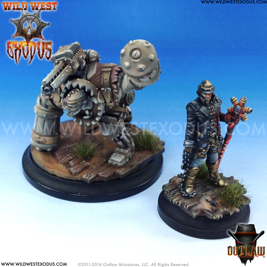Wild West Exodus Enlightened: J.P. Smith & Creation #5 (2 Model Set) (Sidekick) 