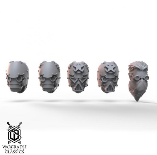 Wild West Exodus Lawmen: Interceptor Riders Alternate Head Pack 