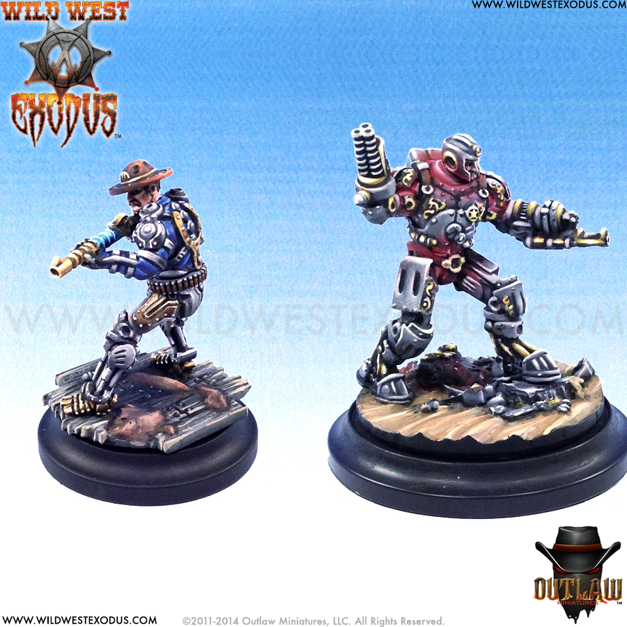 Wild West Exodus Lawmen: Morgan Earp & Mech Morgan Earp Set (Sidekick) 