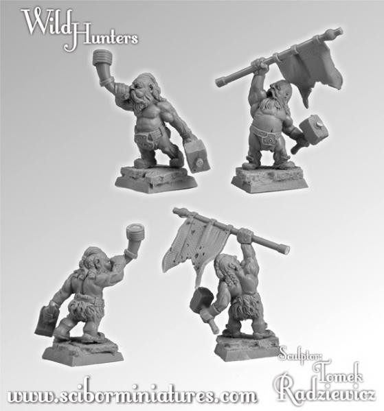 Scibor Monstrous Miniatures: Wild Hunters Set 3 