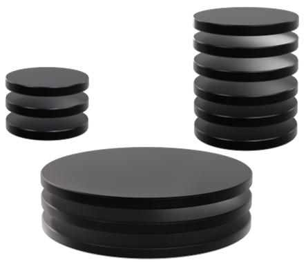 WizKids Deep Cuts: Black Round Bases Assorted (12ct)  