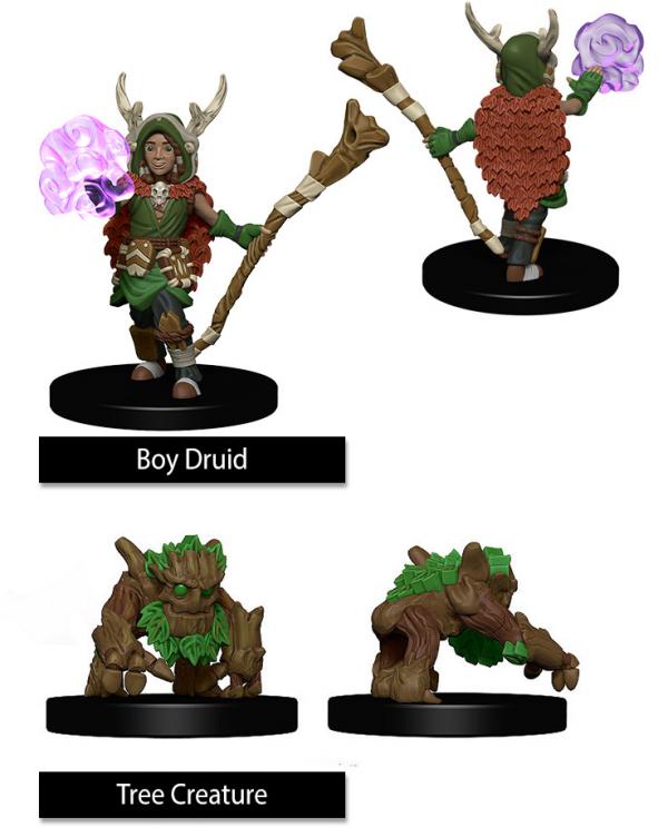 WizKids Wardlings: Boy Druid & Tree Creature 