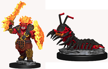 WizKids Wardlings: Fire Orc & Fire Centipede  