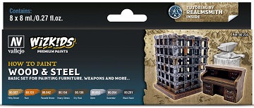 Wizkids Premium Paints: How To Paint- Wood & Steel 