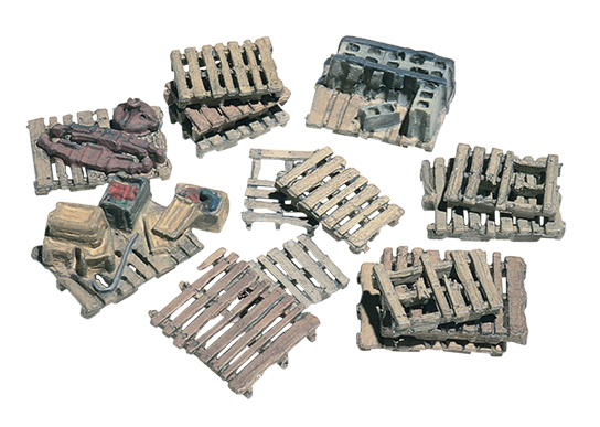 Woodland Scenics: 15 Assorted Skids HO Scale Kit 