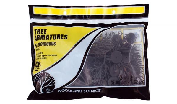 Woodland Scenics: Deciduous Tree Armatures (2" - 3") 