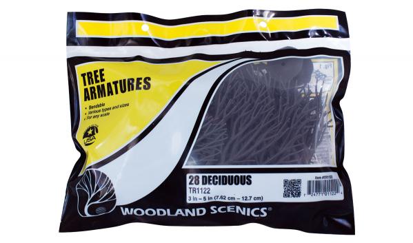 Woodland Scenics: Deciduous Tree Armatures (3" - 5") 