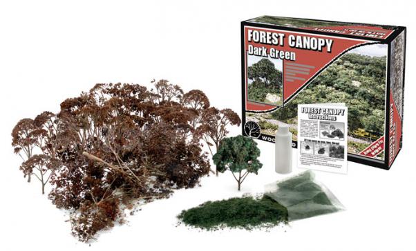 Woodland Scenics: Forest Canopy- Dark Green 