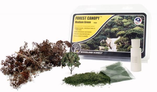 Woodland Scenics: Forest Canopy- Medium Green (small) 