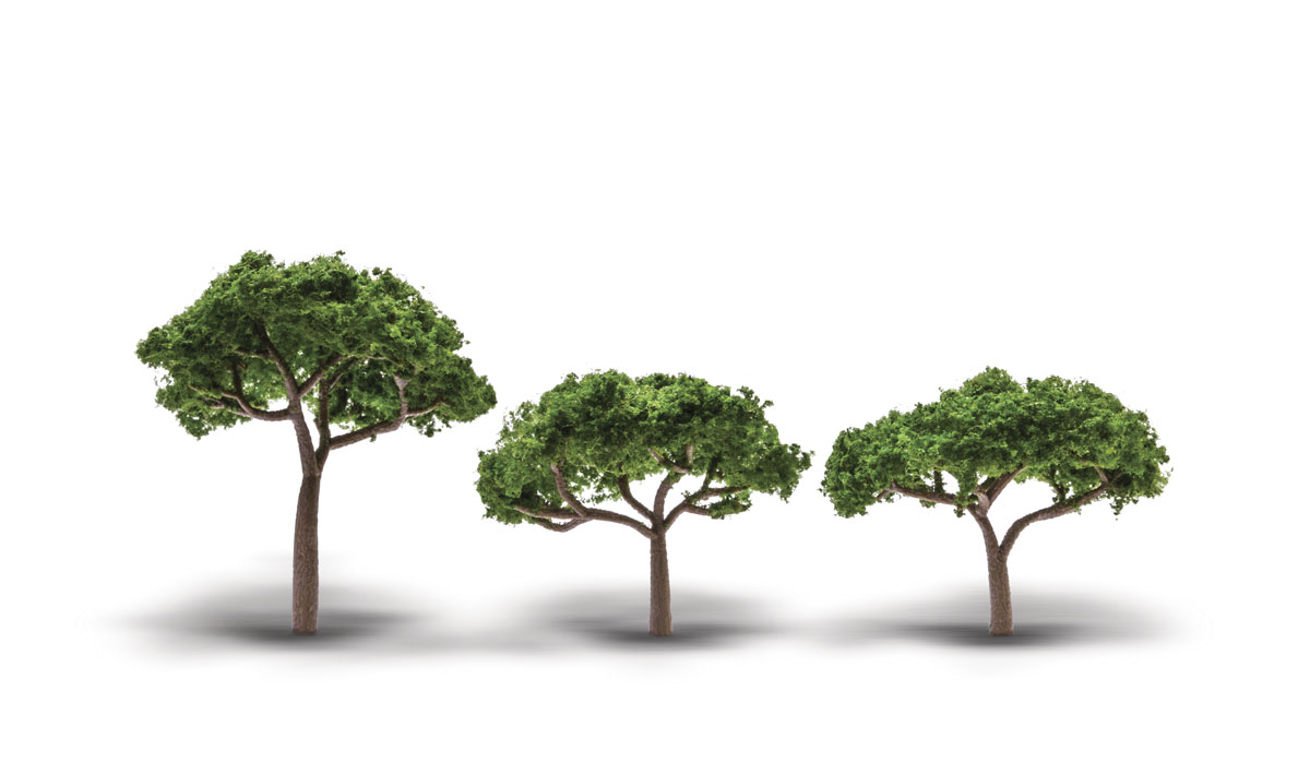 Woodland Scenics: Woodland Classics: 3 Canopy Trees (2.3" - 3.3")  