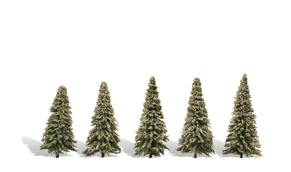 Woodland Scenics: Woodland Classics: Blue Needle- 5 Trees 