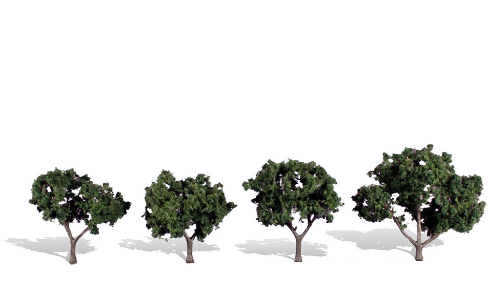 Woodland Scenics: Woodland Classics: Cool Shade- 5 Trees (1 1/4-2") 