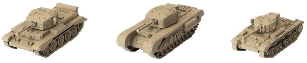 World of Tanks Expansion: Platoon WV1 British (3ct)  