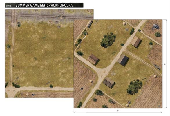 World of Tanks: Summer Game Mat: Prokhorovka 