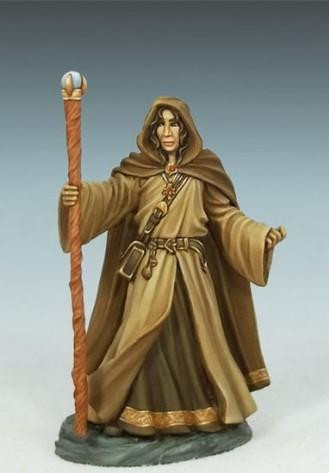 Dark Sword Miniatures: Visions in Fantasy: Young Male Traveling Mage 