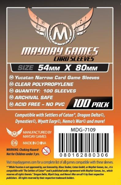 Mayday: Yucatan Card Game Sleeves (MDG-7109 54mm X 80mm)  