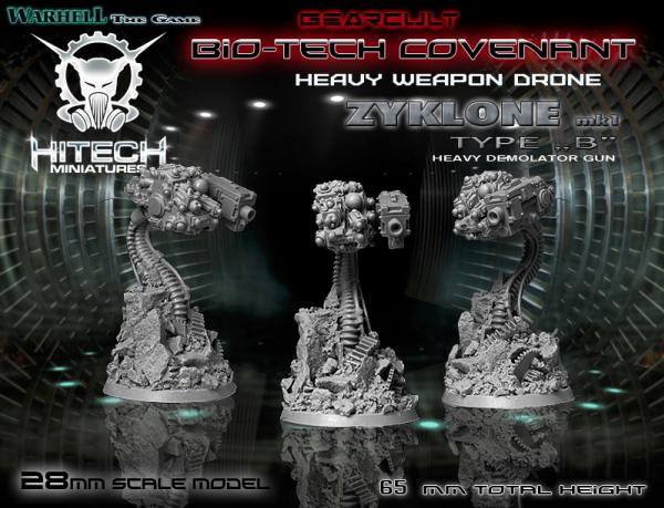 Warhell: Gearcult Bio-Tech Covenant- ZYKLONE Drone B 