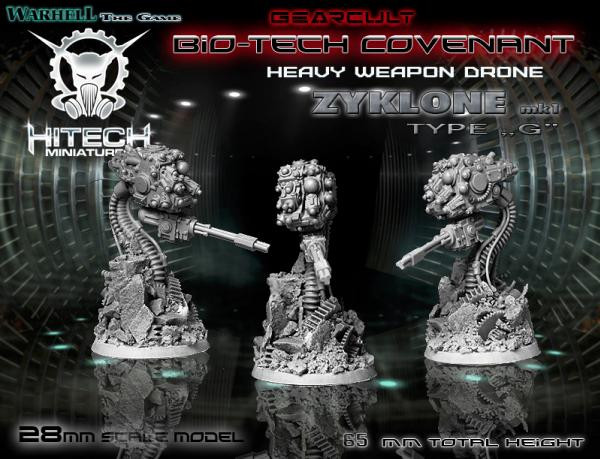 Warhell: Gearcult Bio-Tech Covenant- ZYKLONE mk1 Drone G 
