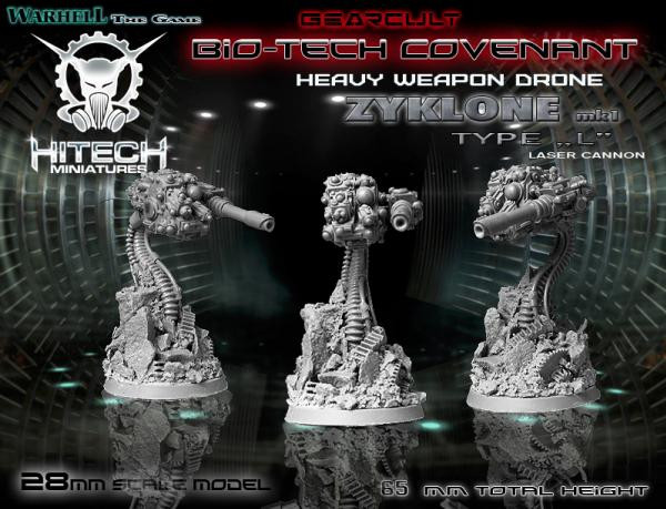 Warhell: Gearcult Bio-Tech Covenant- ZYKLONE Drone L 