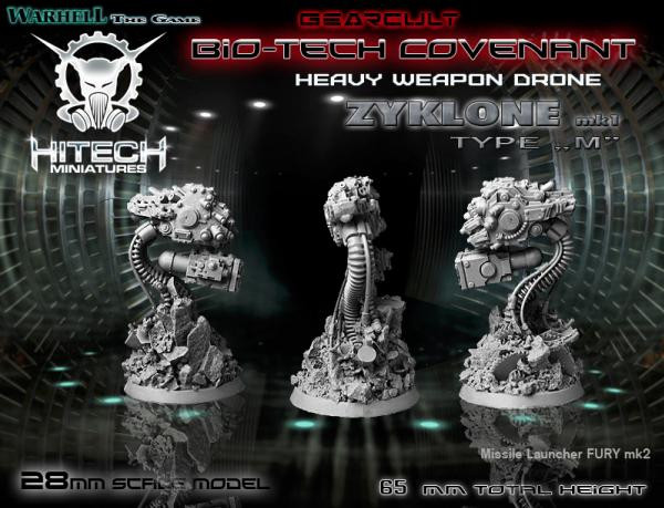 Warhell: Gearcult Bio-Tech Covenant- ZYKLONE Drone M 