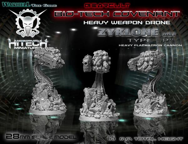 Warhell: Gearcult Bio-Tech Covenant- ZYKLONE Drone P 