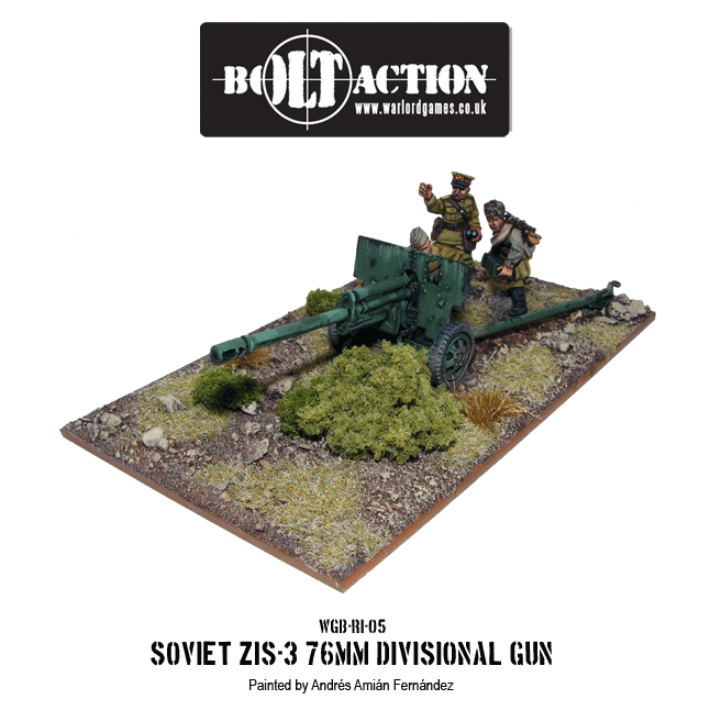 Bolt Action: Soviet: Zis-3  76mm Divisional Gun 