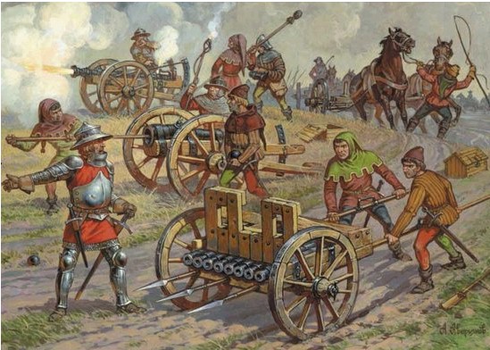 Zvezda Historical 1/72 Scale: Medieval Powder Artillery 