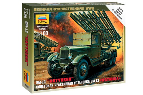 Zvezda Military 1/100 Scale: Snap Kit: Soviet Katyusha 
