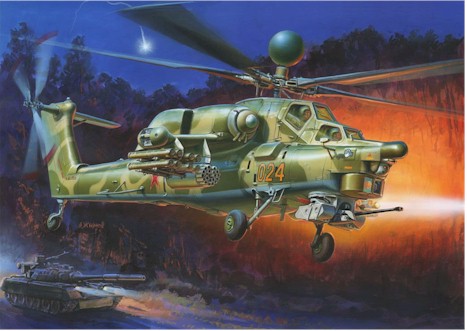 Zvezda Military 1/72 Scale: Russian MIL-28 Helicopter 