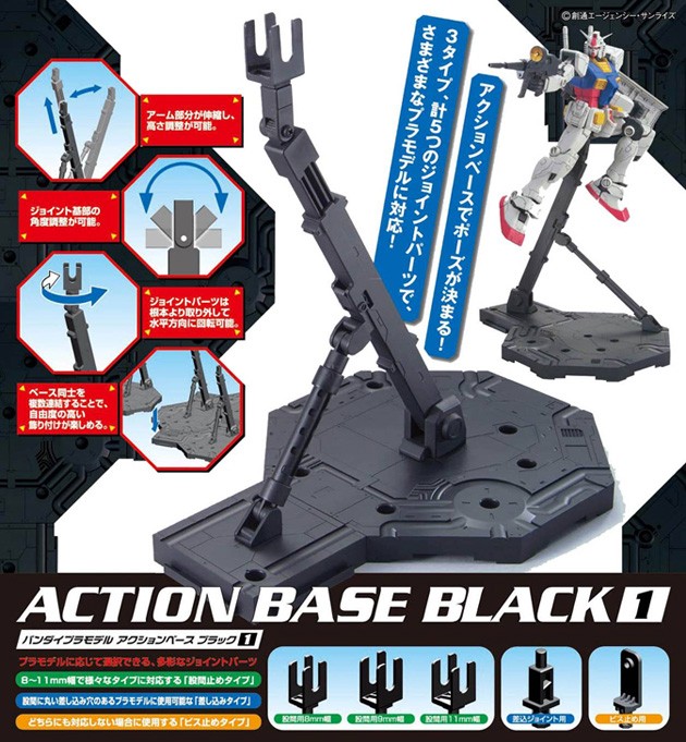 Action Base 1 (1/100): Black 