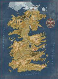 1000 PC Puzzle: Game of Thrones - Westeros Map Cersei Version 