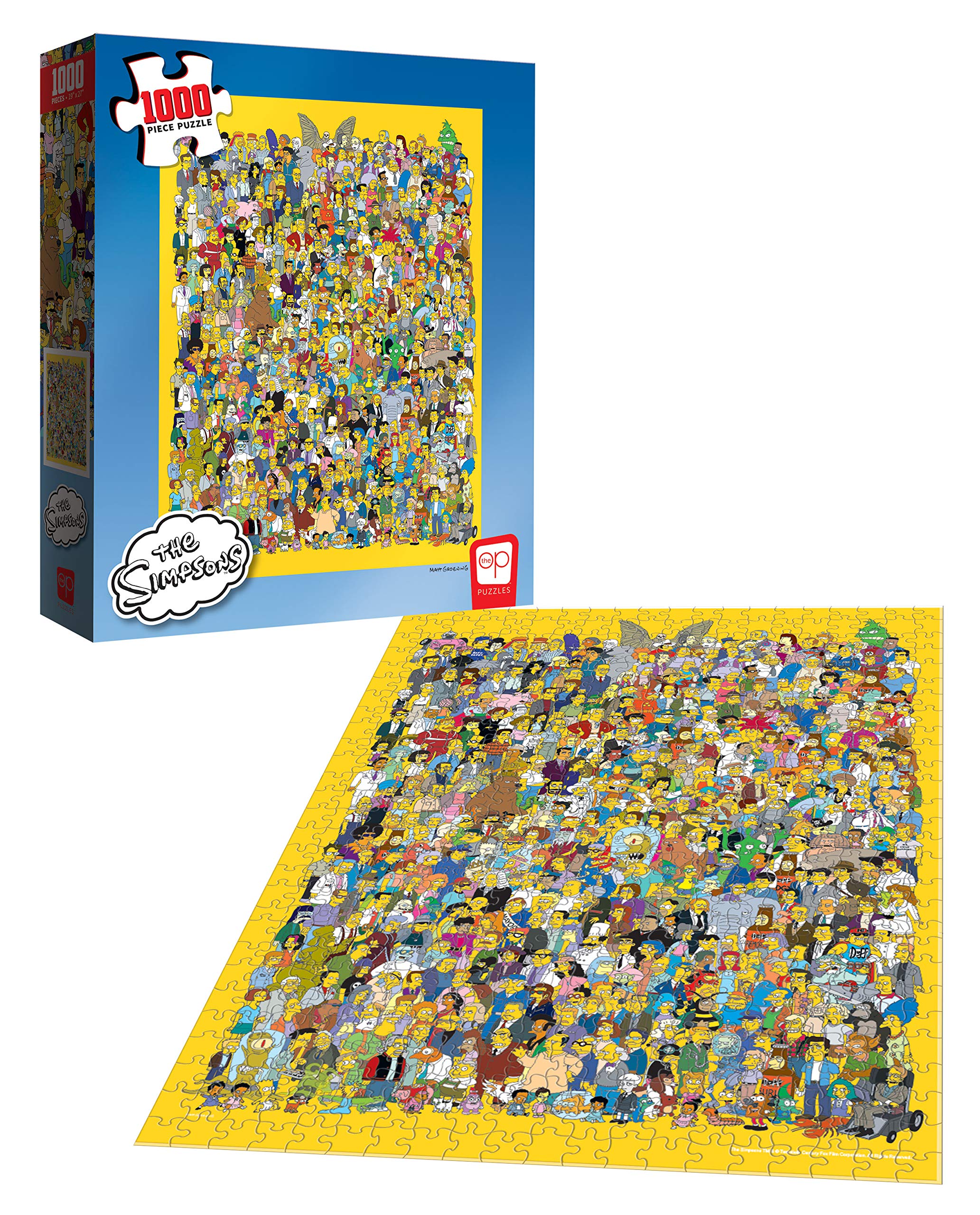The Simpsons - Cast of Thousands (1000 PC Puzzle) 
