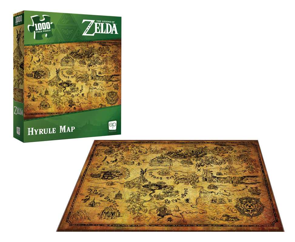 1000 PC Puzzle: Zelda Breath of the Wild- Hyrule Map 