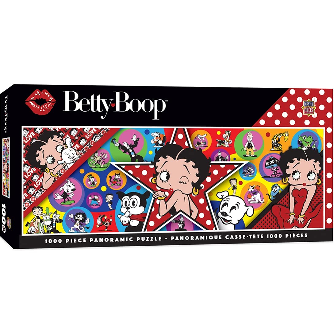 1000 Piece Panoramic Puzzle: Betty Boop 