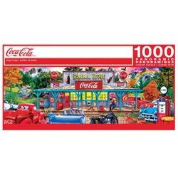 1000 Piece Panoramic Puzzle: Coca-Cola Stop-n-Sip 